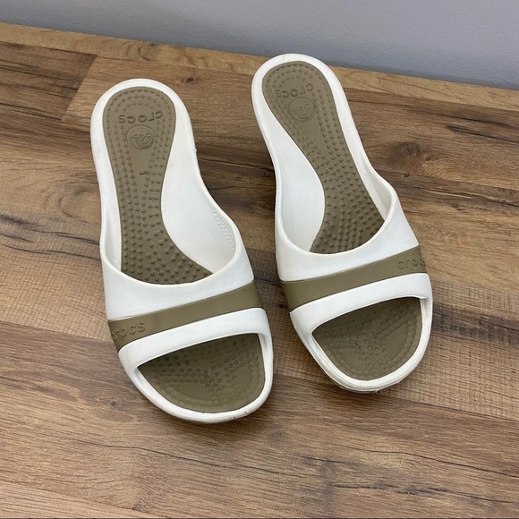 CROCS Shoes - Crocs Sassari Peep Toe Wedge Women’s Sandal